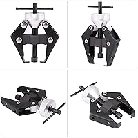 Vista 3 de Jiawu Herramienta removedor de rodamientos, extractor de brazo de limpiaparabrisas de metal profesional multifuncional, para brazo