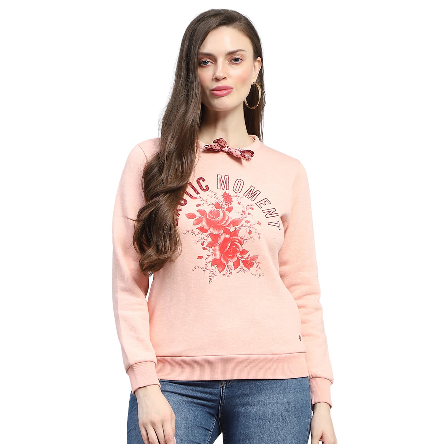 monte carlo Women's Cotton Blend Printed Round Neck Full Sleeve Sweatshirt-picture-37
