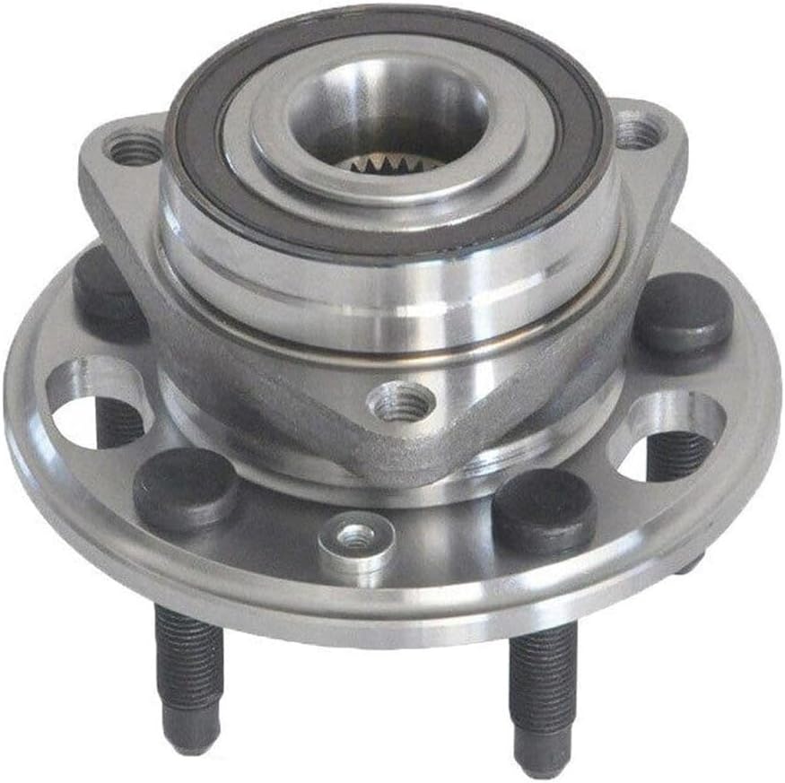 Wheel Hub and Bearing Assembly Front Rear Left Driver Right Passenger Side 5-Bolt for Saab,for GMC,for Chevy,for Cadillac,for Buick 3pc 156.9-Flange Diameter mm BR930777 513288