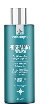 Naturagen Rosemary D k lme Kar t   ampuan 400 ml | H zl  Uzamaya Yard mc  | Biberiye Ya  + Kolajen Peptitleri