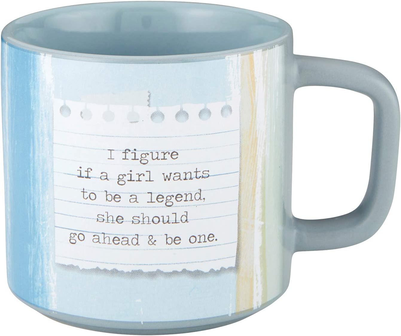 Creative BrandsHeartfelt Collection - Stackable Stoneware Mug, 14-Ounce, Girl Wants