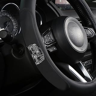Custom-fit Premium Leather Non-Slip Steering Wheel Cover