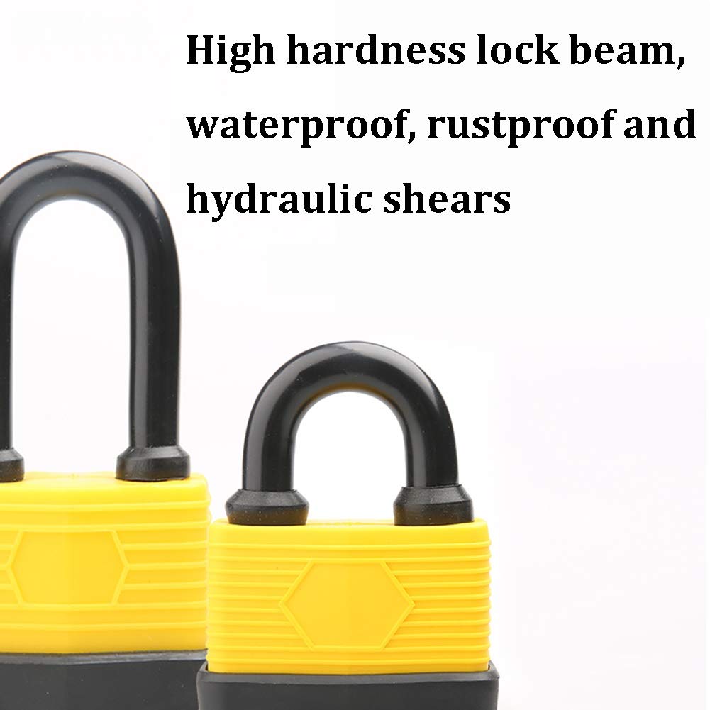 Vorhängeschlösser mit Schlüsseln Outdoor. Vorhängeschloss mit Kupferschlüssel, Ein Schlüssel kann mehrere Schlösser öffnen, Wird for Lagerschrank-Lagertürschlösser verwendet, Schlosskörperbreite 39 mm