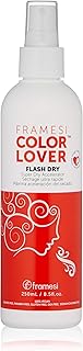 FRAMESI Color Lover Flash Dry Spray, 8.5 fl oz, Heat Protectant Spray for Hair, Blow Dry Accelerator, Quick Dry, Color Treated Hair