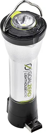 Goal Zero Lighthouse Micro Charge Flashlight, USB Rechargeable Emergency & Camping Light