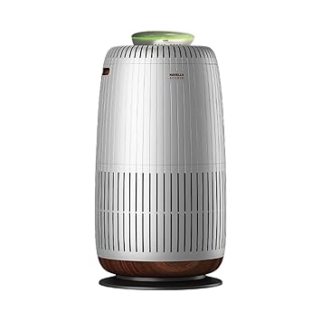 Havells Studio Meditate AP400 Air purifier with TiO2 module + HEPA 14 grade filter + Portable AQI Monitoring, Wi-Fi Enabled. One Composite Filter Free during Service (Silver Satin) - image, photos