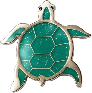 Turtle Ball Marker- Premium Golf Marker for Putting Green | Unique Golf Ball Marker for Men & Women – Ballmarker Golf Gift for Alignment & Style, 1" Wide