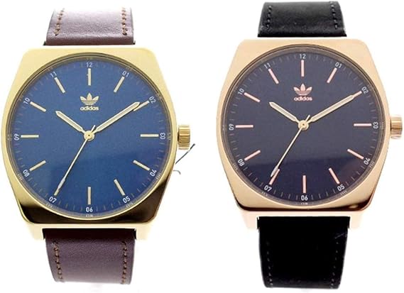 Amazon アディダス Adidas 収納box ペアウォッチ メンズ レディース ユニセックス 男女兼用 Process L1 プロセス ゴールド 茶 ピンクゴールド 黒 レザー 革 10気圧防水 Cj6352cj6351 Z05 2959z05 2967 腕時計 並行輸入品 メンズ腕時計 腕時計 通販