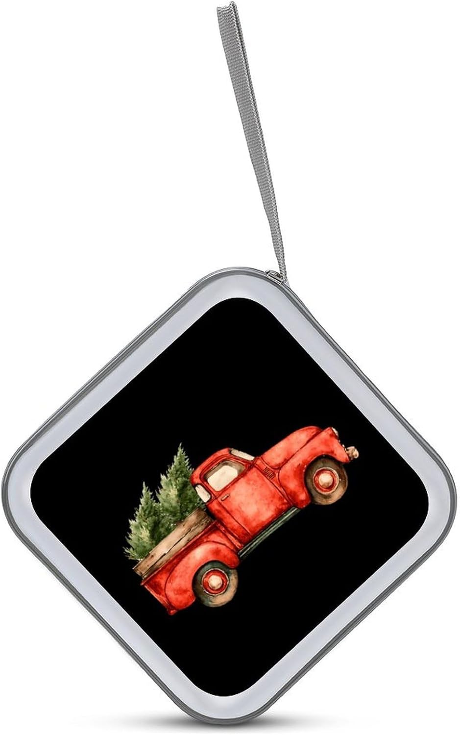 Truck Christmas Tree Protective CD Case Storage Rack 40 Capacity DVD Holder Organizer Car Travel