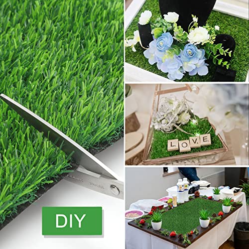 U'artlines Artificial Grass Table Runner Mat 12 X 36 Inch Green Artificial Tabletop Decor Fake Turf For Wedding, Birthday Party, Banquet, Patio, Baby Shower, Diy Decor (12"×36",1Pc) #TOP7