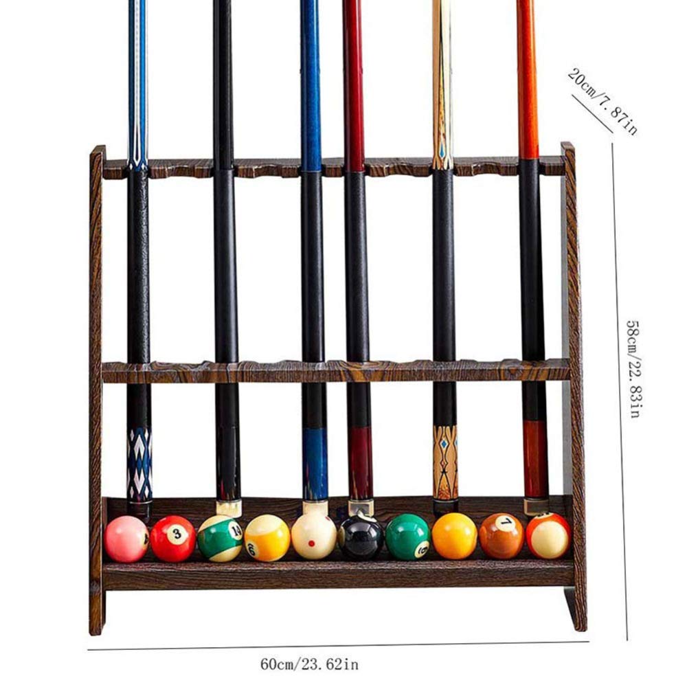 Support Mural Pour Queues De Billard - Lot De 4 Crochets En Caoutchouc - Fixation Facile, Protection Des Queues