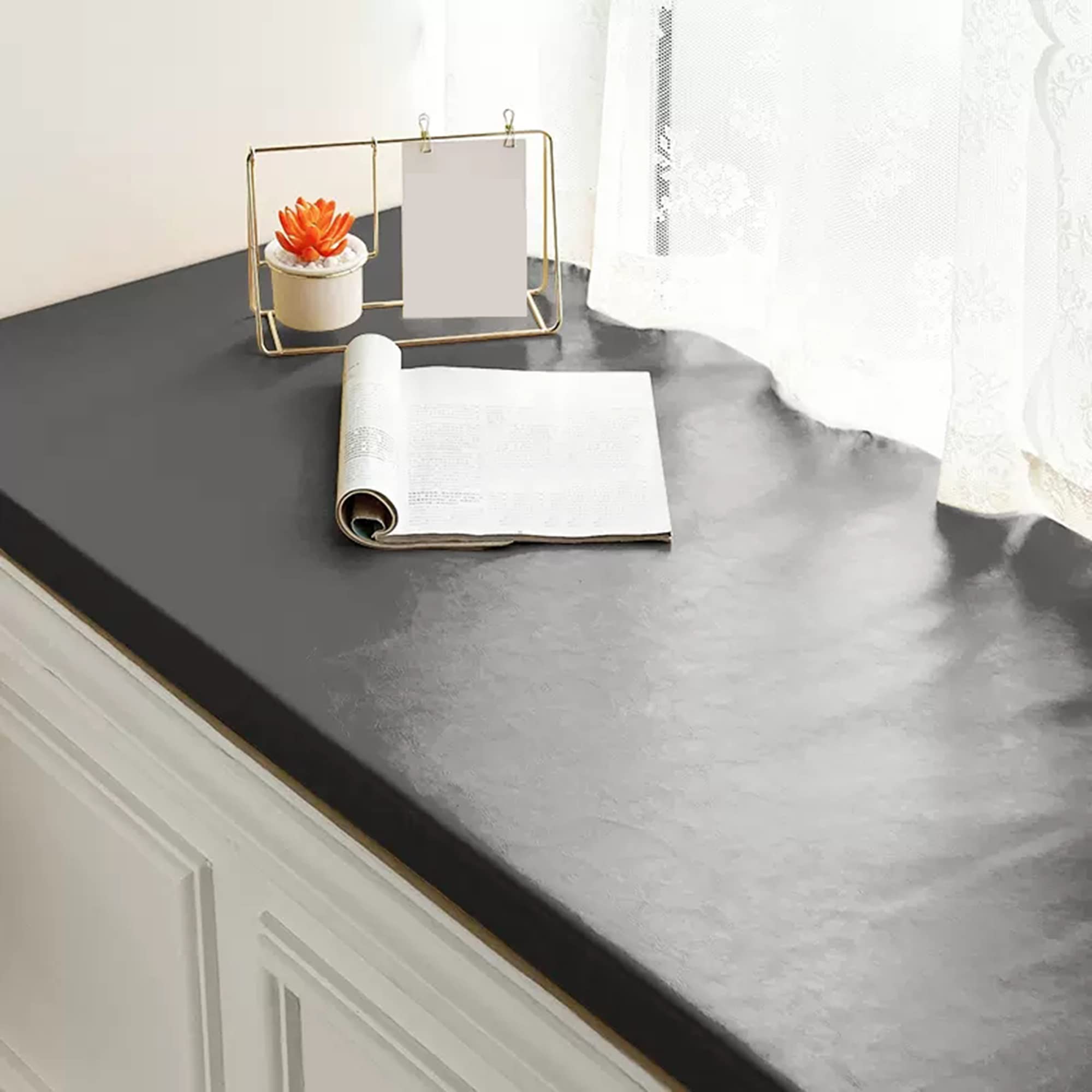 XIEMINLE PU Leather Bay Window Pads with Zipper, Waterproof 2 3 4 Seater Garden Sofa Shoe Cabinet Bench Seat Pad for Indoor Benches, Soft Dining Chair