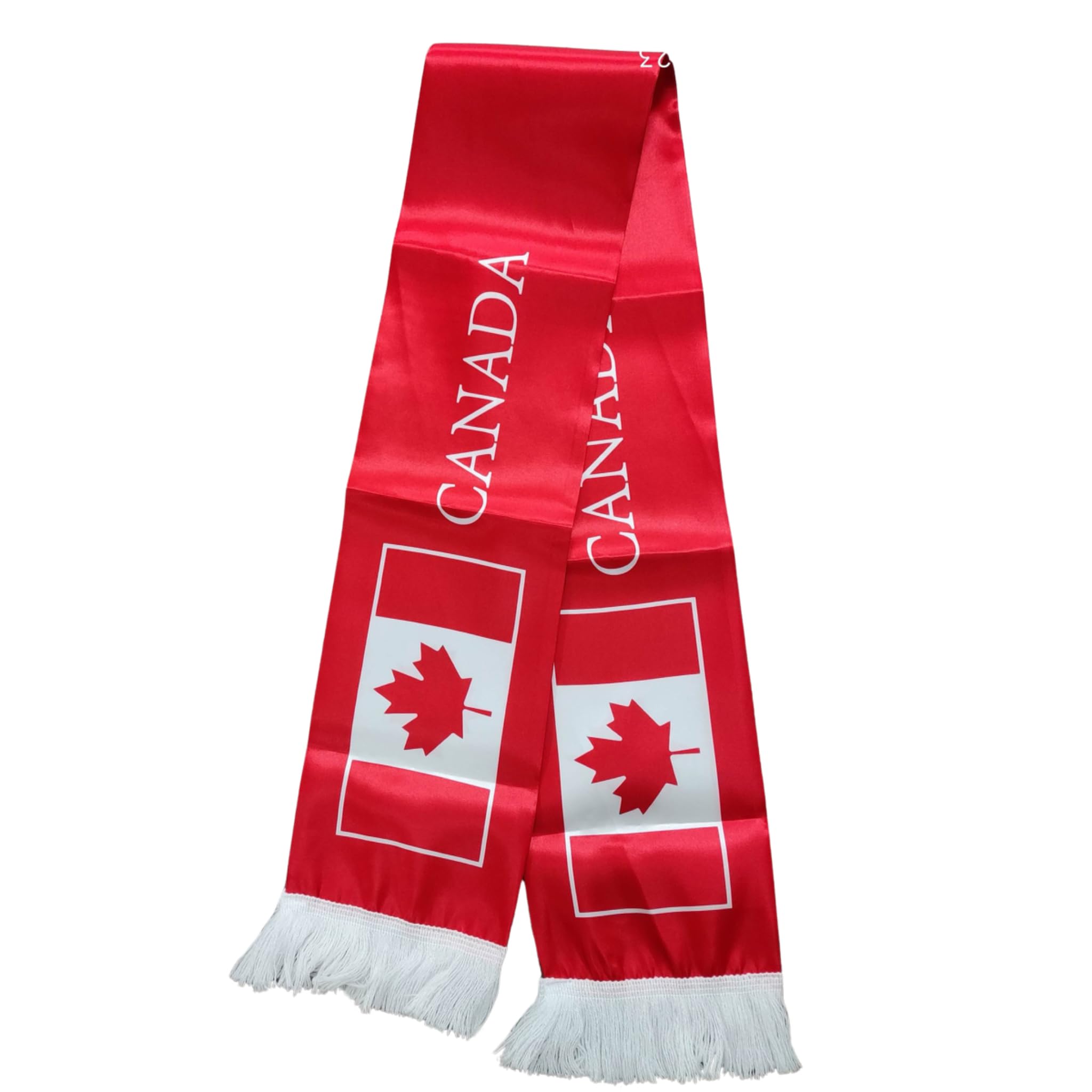 JULAKScarf independence Day - Satin Double sided - Soft - 145 cm X 14 cm (KSA, Morocco, Egypt, Japan, Jordan, South Korea, Canada, Australia, New Zealand, Iraq)