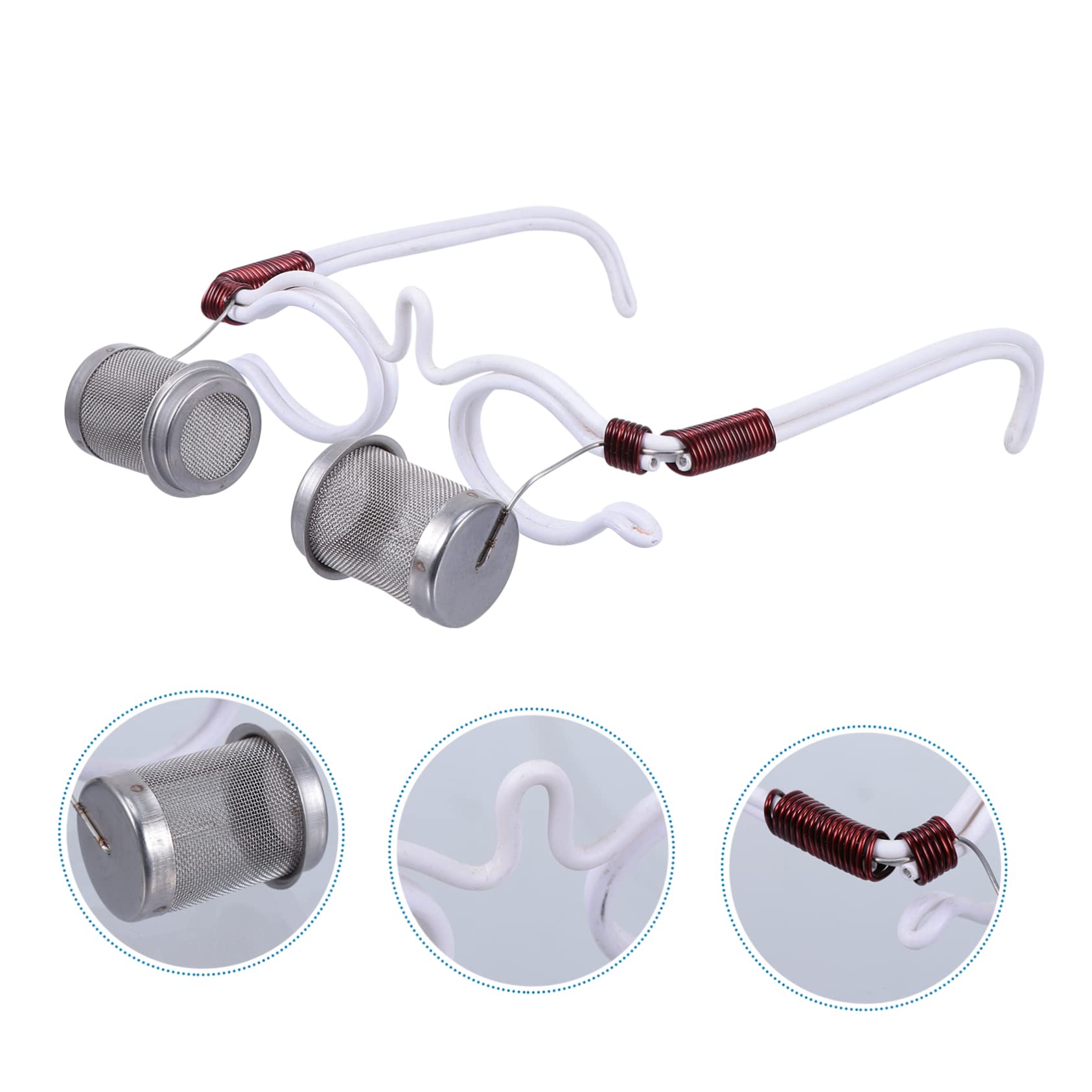 Healeved 5 Pezzi Dispositivo Per Moxibustione Per Gli Occhi Occhiali Di Protezione Per Gli Occhi Strumenti Per Massaggio Viso Infermieristico Moxa Noce Agopuntura Occhi Dispositivo Per