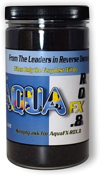 AquaFX ROX .8 Carbon Media - 0.75 lbs Jar with dosing Instructions - Perfect for Media reactors