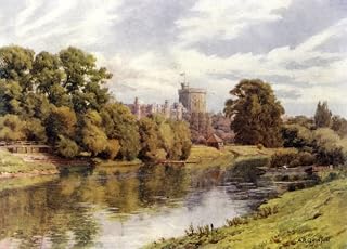 ZhiChengHflBM Famous Painting Poster painting Print Poster Windsor Castle by Alfred Robert Quinton Vintage Painting Print for Home Decor 60x90cm