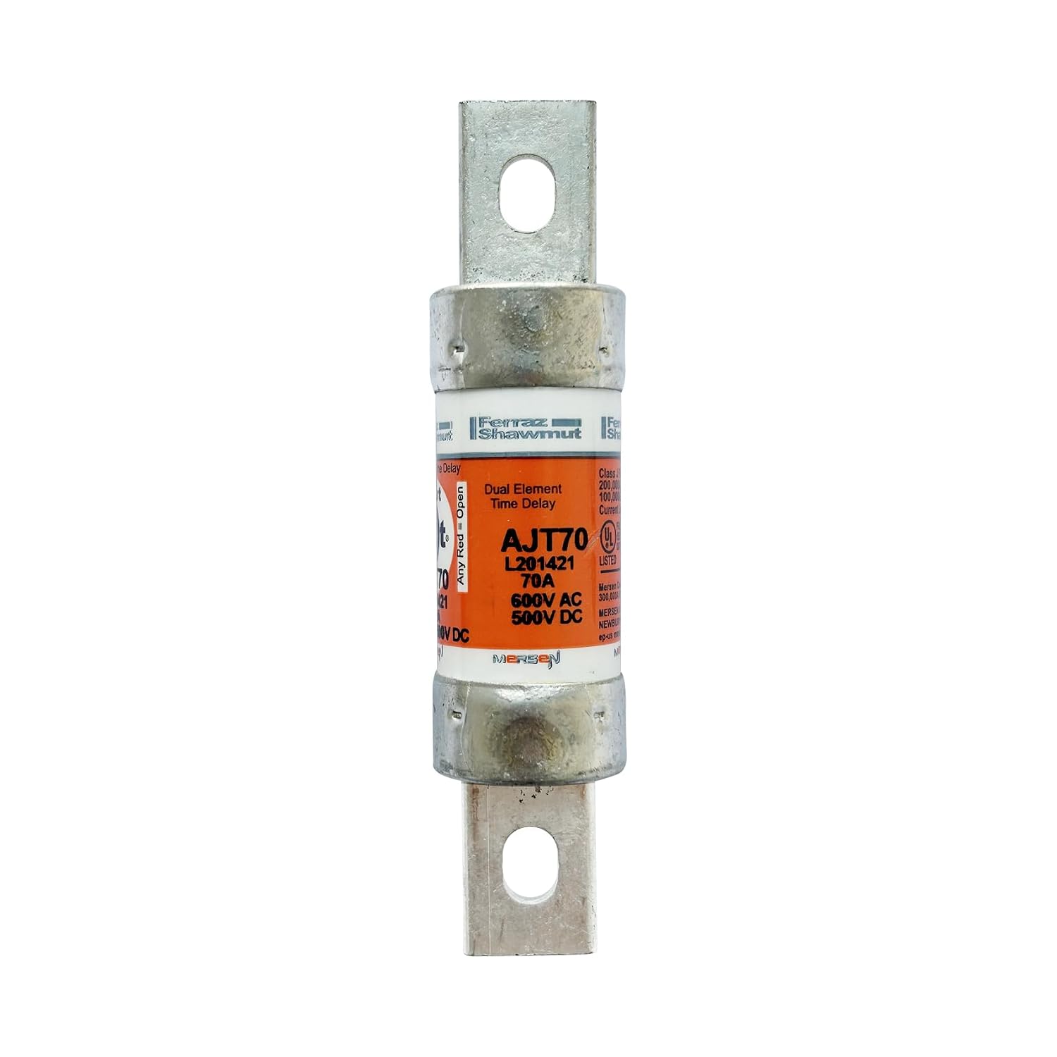New AJT70 AJT-70 AJT-70A AJT Series 70A 600Vac Time Delay Fuse