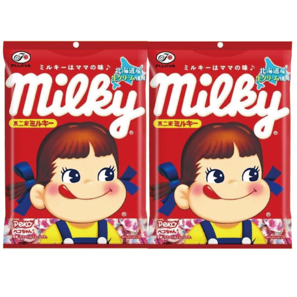 飴出品② Amazon.co.jp: 不二家 ミルキー 袋 2袋 セット まとめ買い ミルク