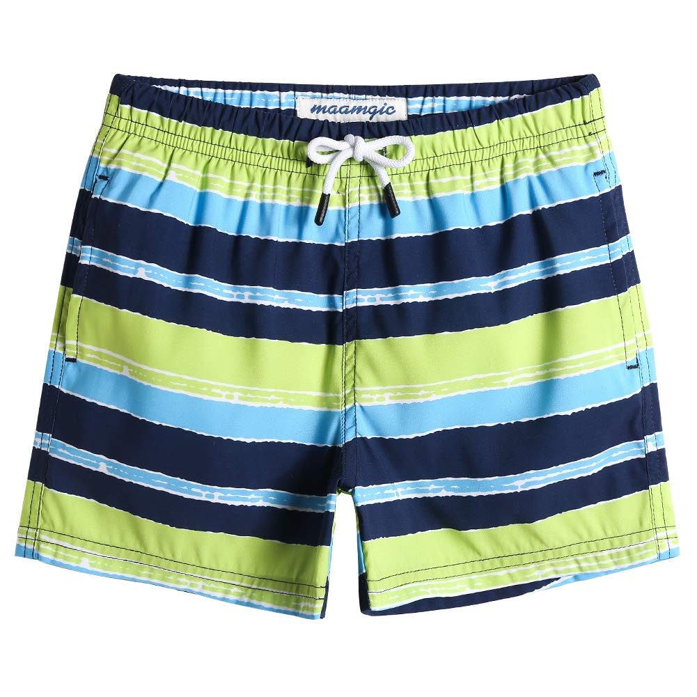 MaaMgic Little Boys' Beach Trunk Toddler Swim Shorts Animal Patterned Boardshorts Lightweight Beach Shorts Adjustable Waist Great for All Ages — view 24