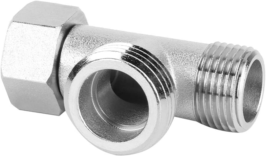 T Stück 3 8 Zoll Abzweig Verteiler tecuro T-Stück 3/8 Zoll Abzweigverteiler für Eckventile, Messing