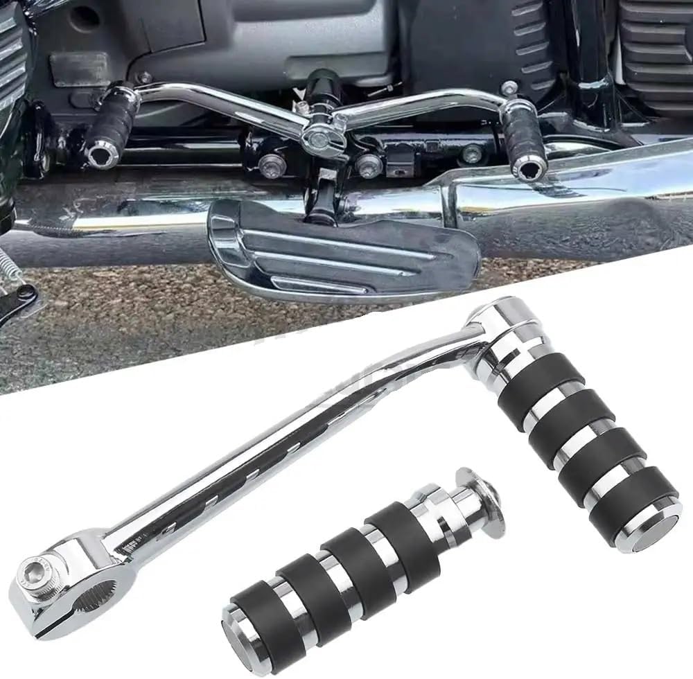 Motorbike Gear Shifter Motorcycle Part Aluminium Alloy Heel Toe Shift Lever with Shifter Pegs for R18 for Roctane R18B for Transcontinental R 18 B/Classic