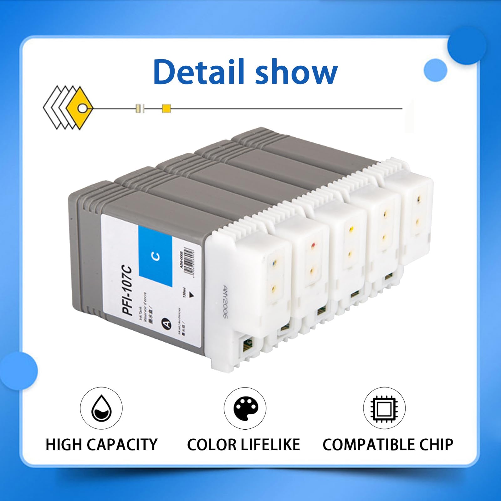 Amazon.com: AIRLUG PFI-107 MBK/BK/C/M/Y Ink Cartridges Amazon.com: AIRLUG PFI-107 MBK/BK/C/M/Y Ink Cartridges