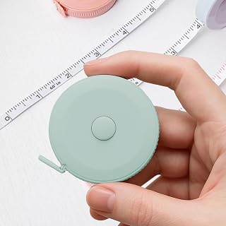 Soft Tape Measure for Body Fabric Sewing Tailor Cloth Knitting Craft Measurements, 59 Inch Portable Measuring Tool, Green