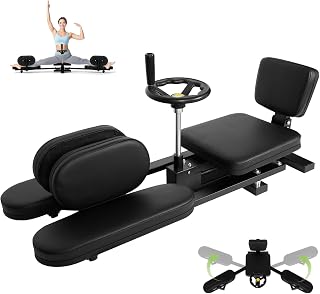240° Adjustable Split Machine, Leg Stretcher Hip Stretcher with Solid Steel Frame & Round Safety Edges, Heavy Duty Trainer for Martial Arts, Gymnastics and Long Daily Stretching