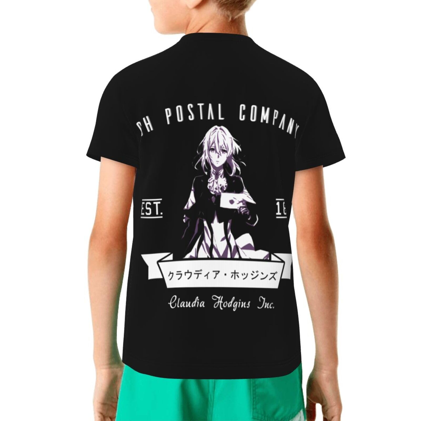 Maglietta da adolescente Evergarden con stampa 3D estiva girocollo manica corta cosplay top moda t-shirt