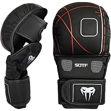 YWChenzy Fighting MMA Sparring Gloves Open Palm Martial Arts Boxing Punching Bag Training Gloves