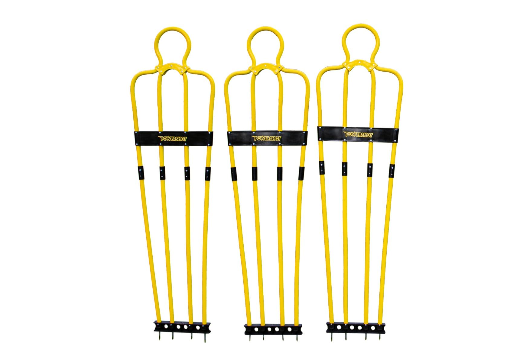 POWERSHOT Mannequin d'entrainement Lot de 3 mannequins de Coups francs - Sac de Transport inclu !