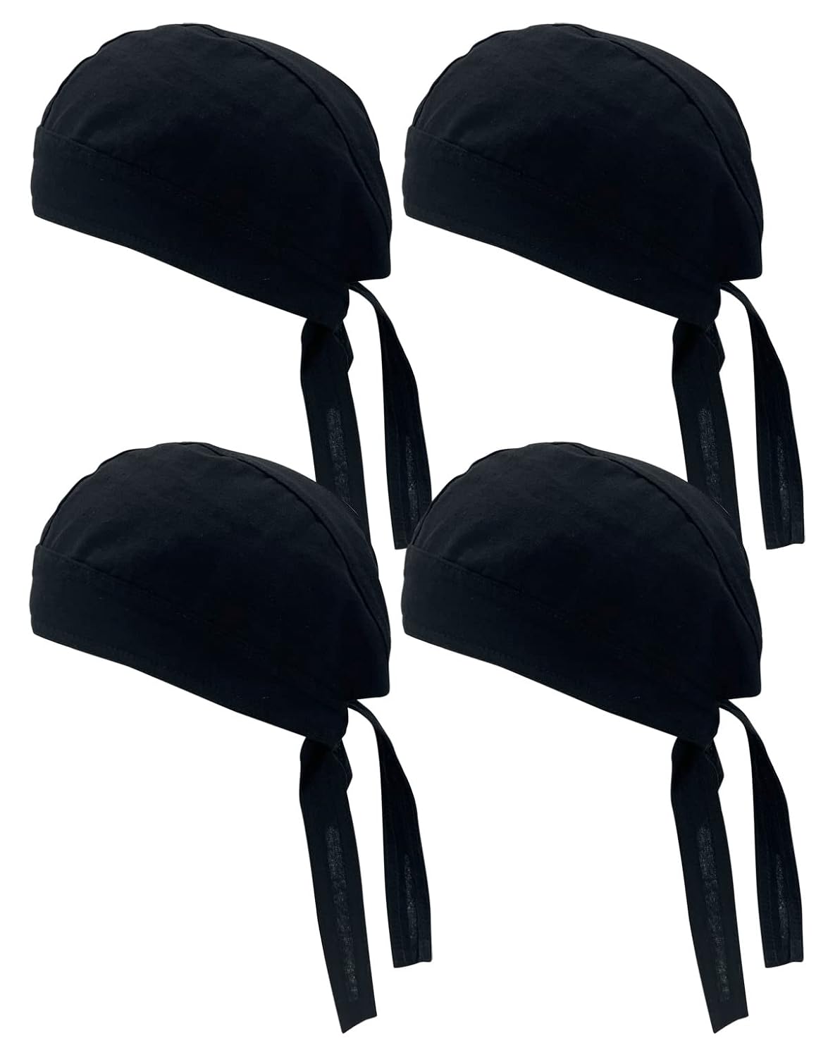 JHYWELL Cotton Dew Beanie Skull Cap Helmet Liner Doo Rag Bandana Welder Welding Sweat Do Rags for Men