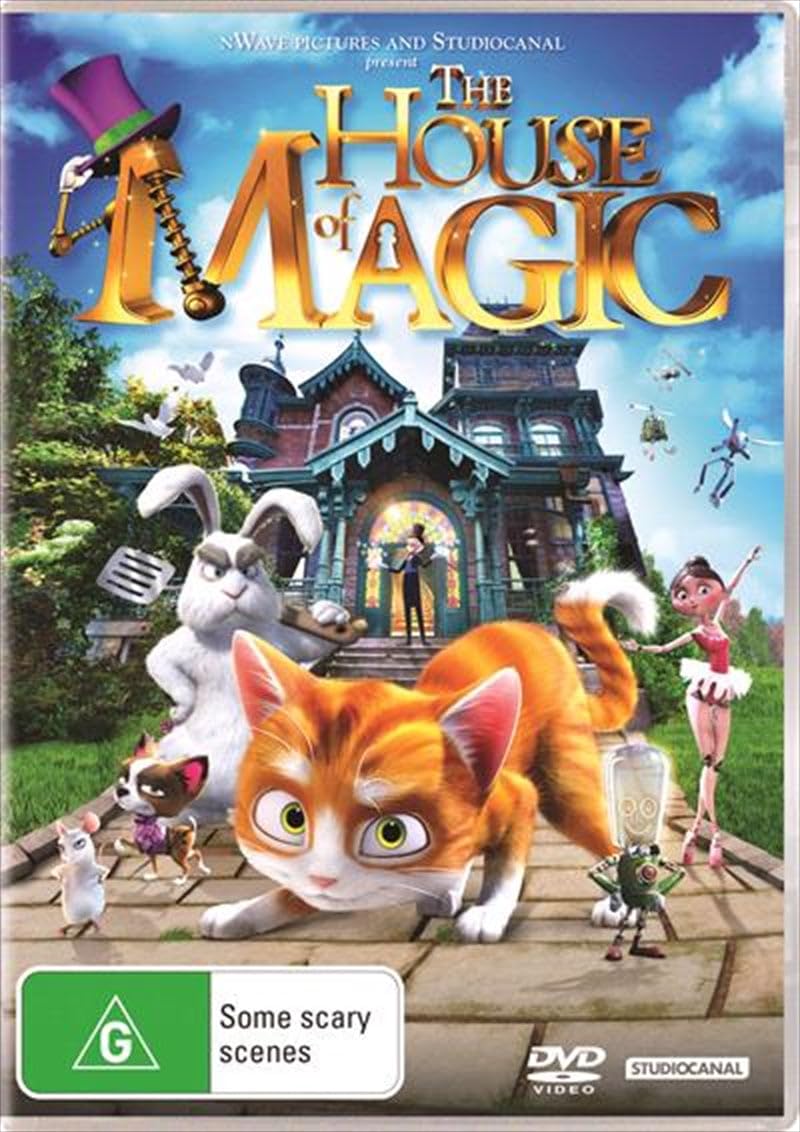 The House of Magic DVD de Audio de cine infantil en formato físico para toda la familia
