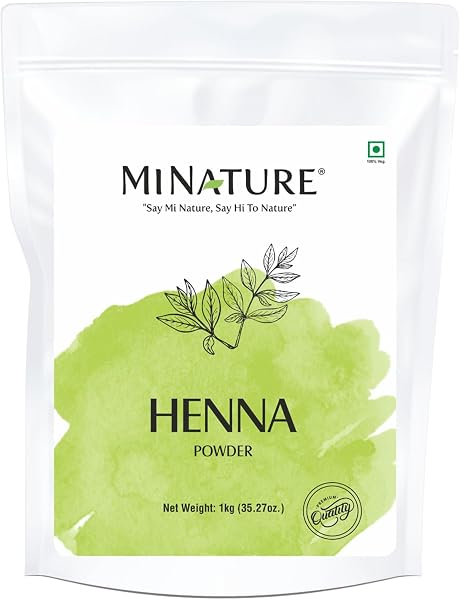 Mi Nature Pure Henna Powder 1kg for Hair Colouring