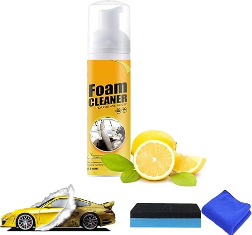 Traveltopp - Limpiador de espuma multiusos Homezore, aerosol de restauración de automóvil, limpiador de espuma mágica para automóvil, potente