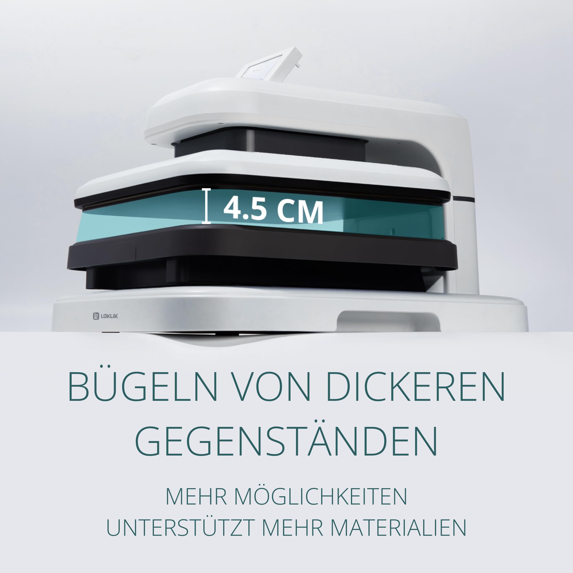 LOKLiK ImPress Auto Heat Press 2 - Automatische Transferpresse zum Personalisieren von T-Shirts, Pullovern, Decken, Handtüchern, Tragetaschen und anderen Textilien (Witz)
