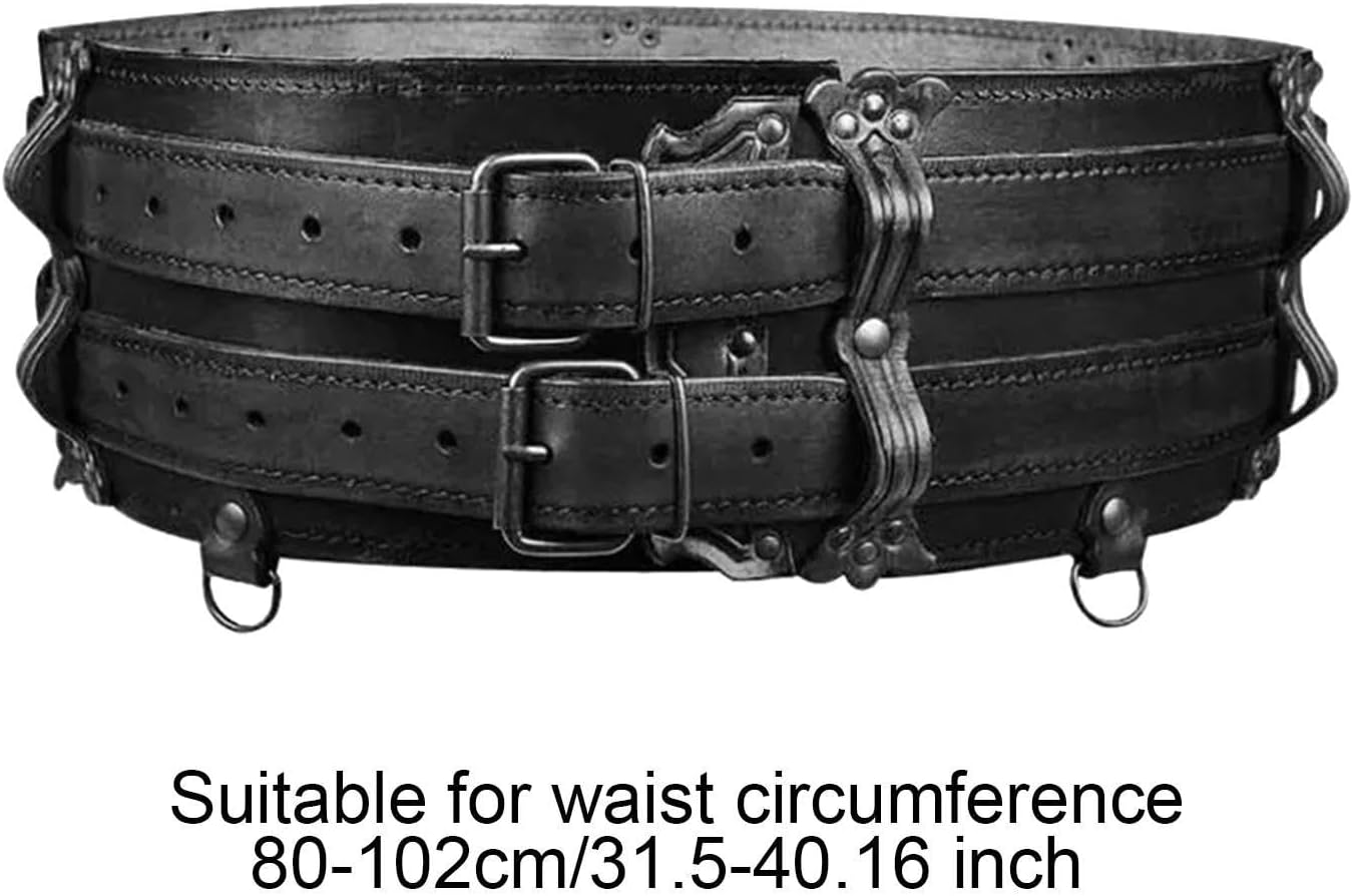 Medieval Waist Belt Knight Corset Belt Adjustable Belt for Theme Party