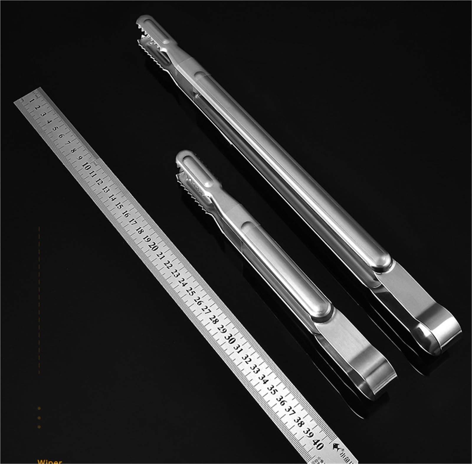MRKU Pinzas para cocinar, Servir Alimentos de Metal, Resistentes al Calor, Utensilios para freír