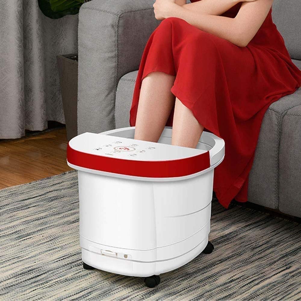 Foot Spa/Bath Massaggiatore di Calore, Bubbles, e Vibrazioni, Digitale Controllo della Temperatura, masssage Rulli con la digitopressione Massaggio Punti, lenire i Piedi Multifunzionale Massag