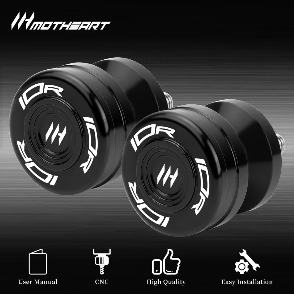 M8 Motorcycle Swingarm Spools For Ninja ZX-10R 2011-2026 CNC Aluminum Paddock Stand Sliders for Rear Swingarm Protection (See details below) ninja zx-10r Accessories (Black)