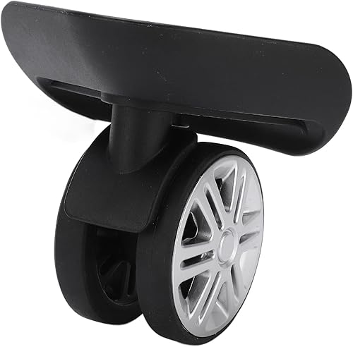 Miniatura 6 de Ruedas de maleta de equipaje 1 par de ruedas de repuesto de equipaje A65 equipaje giratorio de maleta silenciosa ruedas conectadas silenciosas rueda