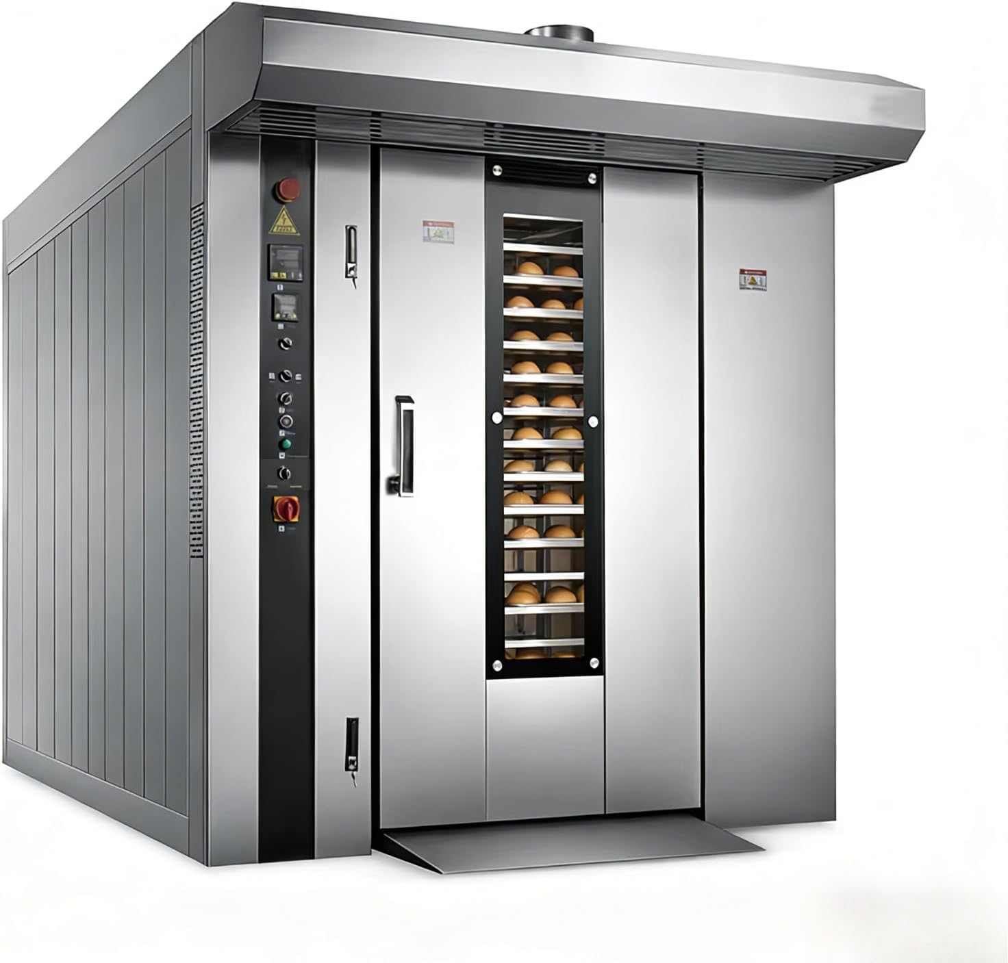 Commercial Convection Oven, Heavy Duty Oven with Fast Heating & Large Capacity Design, Stainless Steel for Pizza Shop, Bakery & Catering