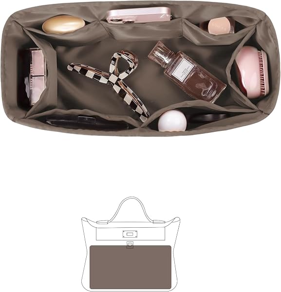 KINGS IN BAG Custom Satin Purse Organizer for Kelly Bags