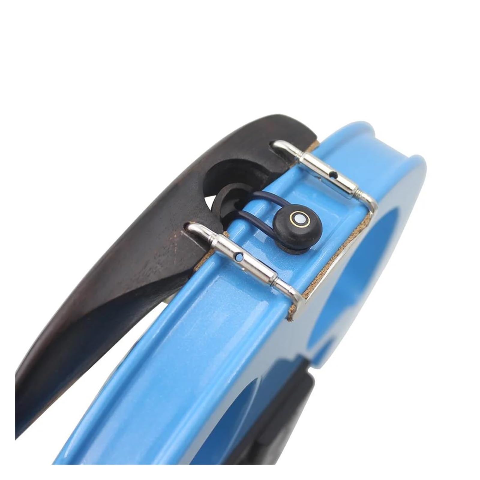 Violino Elettrico 4/4 Con Finitura Blu Tavola In Acero Tastiera In Ebano Strumento A Corde Violino