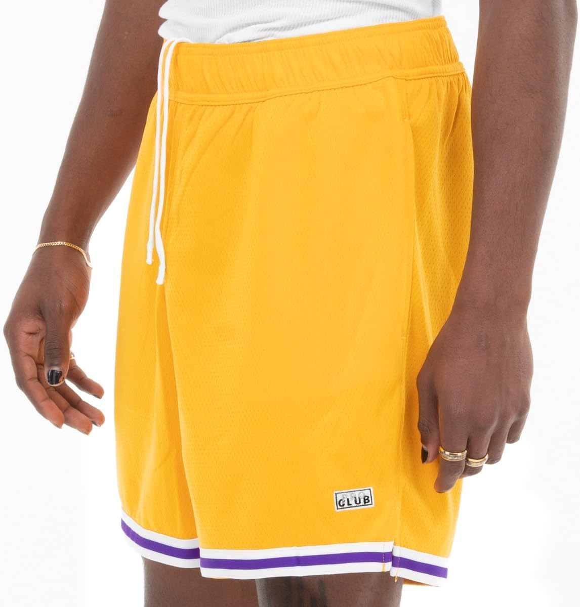 Pro Club Men's Performance 7 Inch Inseam Basketball Shorts