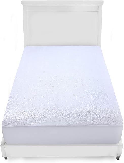 Waterproof Mattress Protector King | Extra Deep Fitted King size Mattress Bed Protector | Non Noisy & Breathable Mattress Cover (King 152 X 200 +30CM)