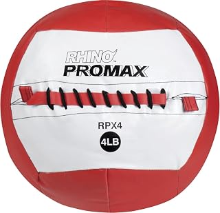 Champion Sports Rhino Slam Ball, 4-30 lb. Non-Slip Grip, Weightlifting, Crossfit, Home Gym, Fitness, 14" Diameter Balls, Optional Storage Rack/Tree Sold Separately