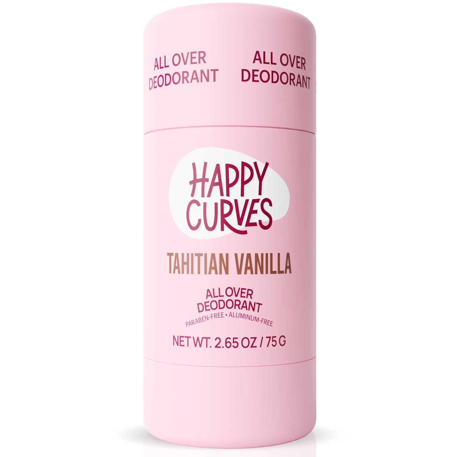 HAPPY CURVES Body Deodorant - Aluminum-Free Odor Control