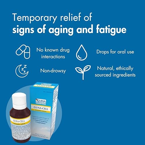 Miniatura 2 de Guna Memoria homeopática celular y apoyo de fatiga para los síntomas relacionados con la edad - 1 onza