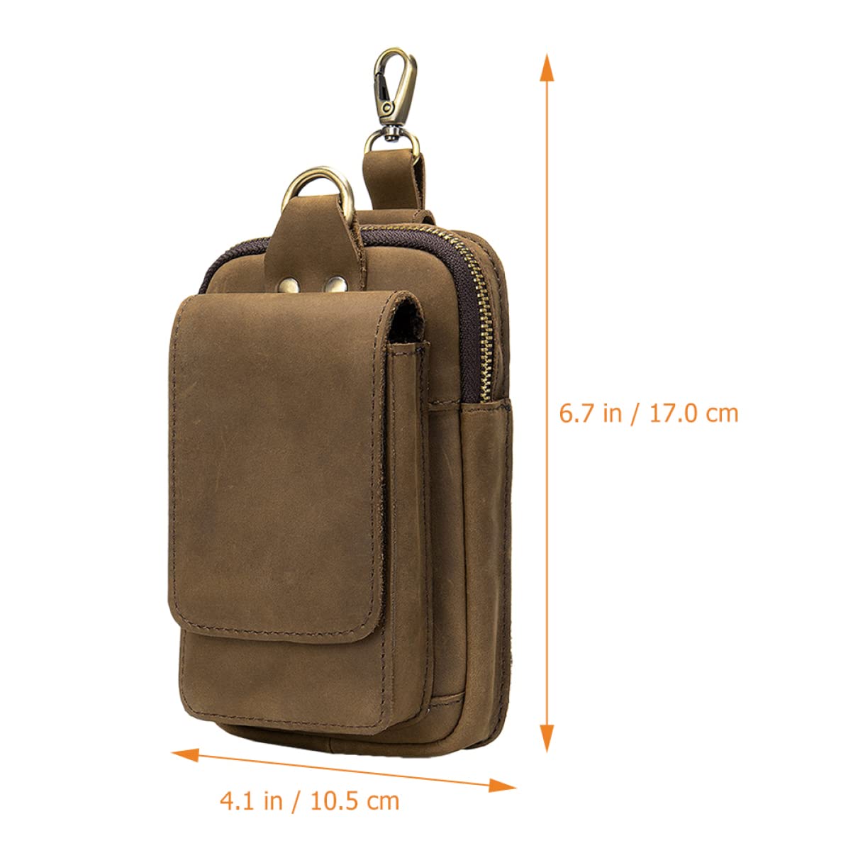 Housoutil 2St Gürteltasche multifunktionstasche werkzeugtaschen etuii handyhülle Handy aufsteller Taktische Tasche Tool Pouch Trekking zubehör Phone Holder für Männer Werkzeugkasten Mann Pu